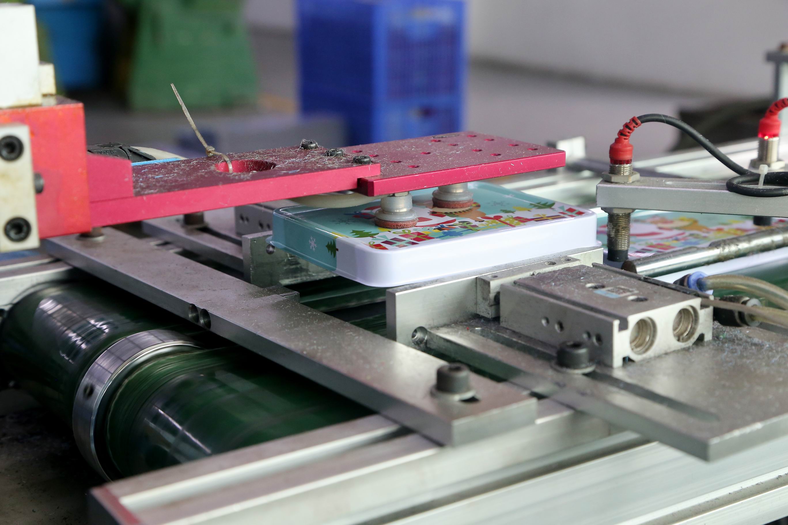 custom tin lid forming line