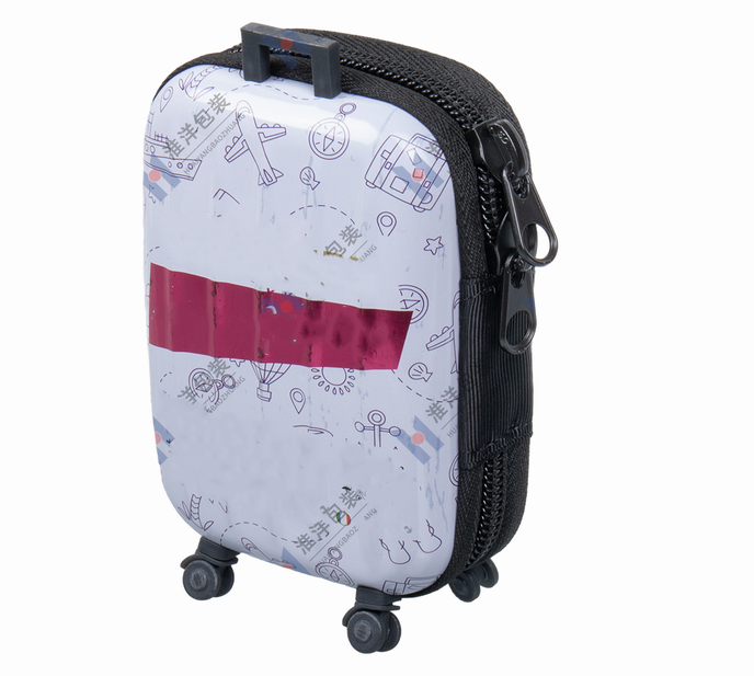 custom trolley suitcase tin