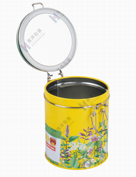small round mint tin