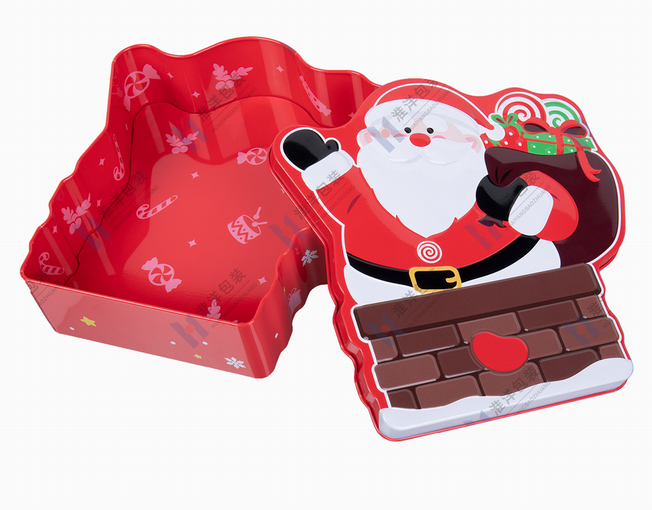 Santa chocolate gift tin