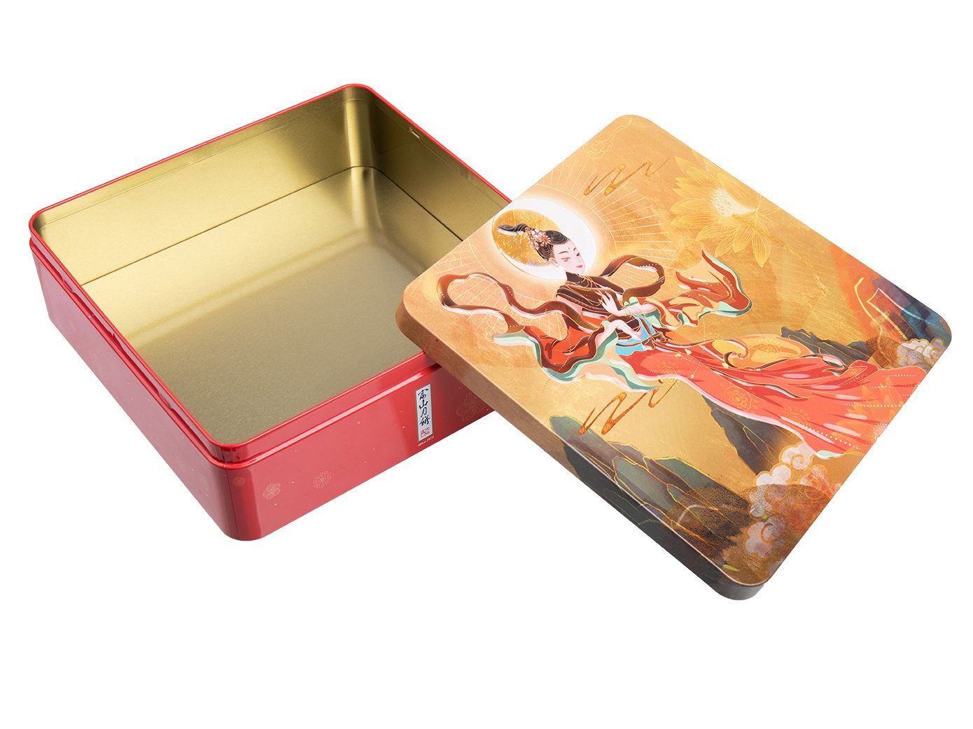 rectangular candy tin